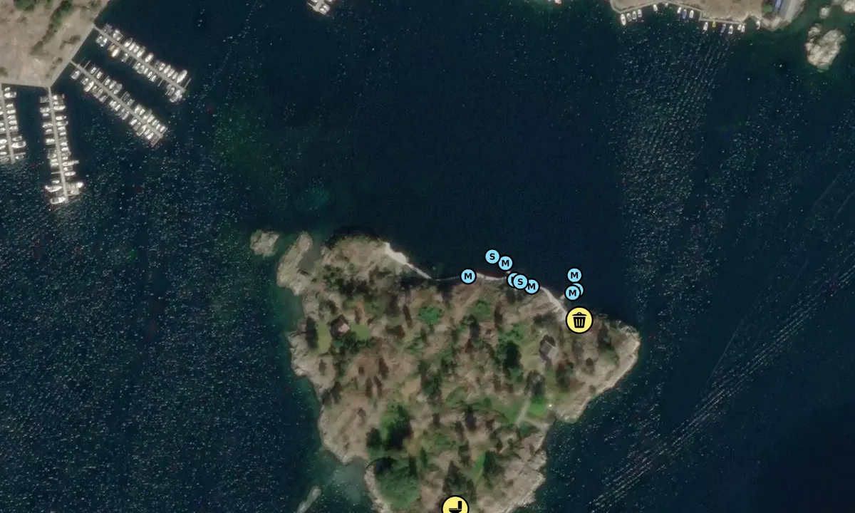 Satelite image of Slåttholmen