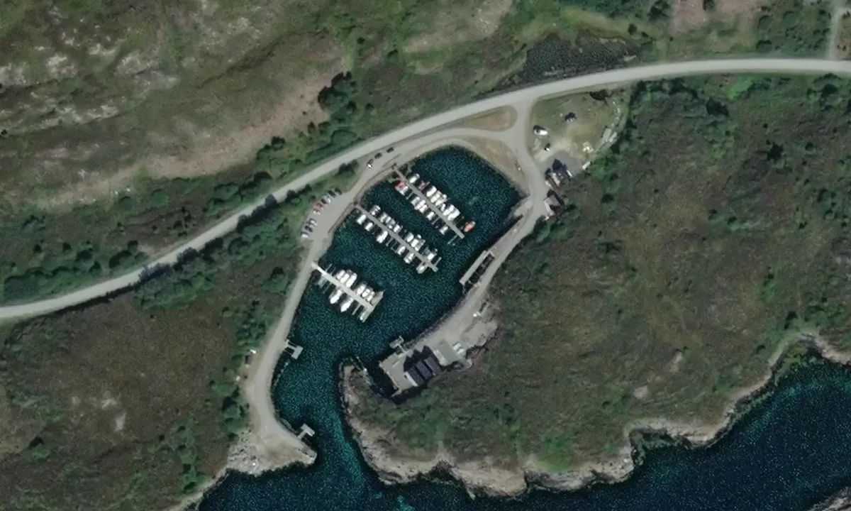 Satelite image of Småge Småbåthavn