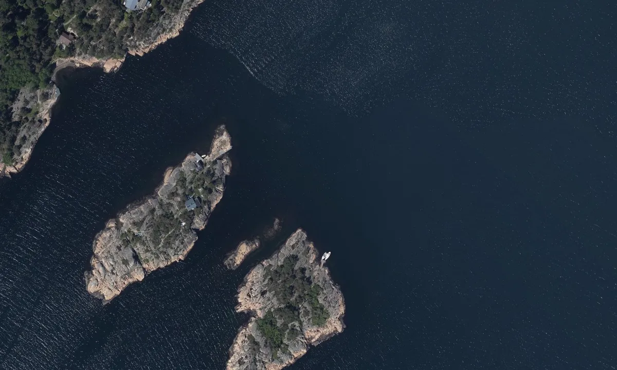 Flyfoto av Småholmene