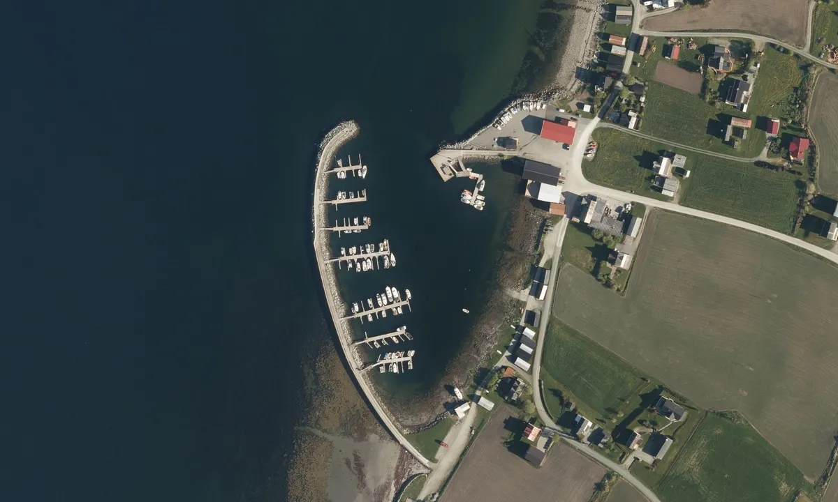 Flyfoto av Småland Havn
