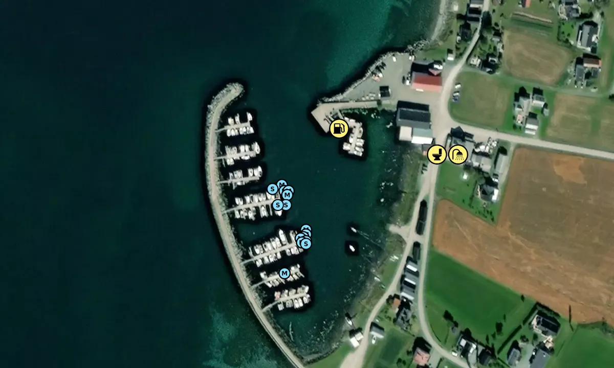 Satelite image of Småland Havn