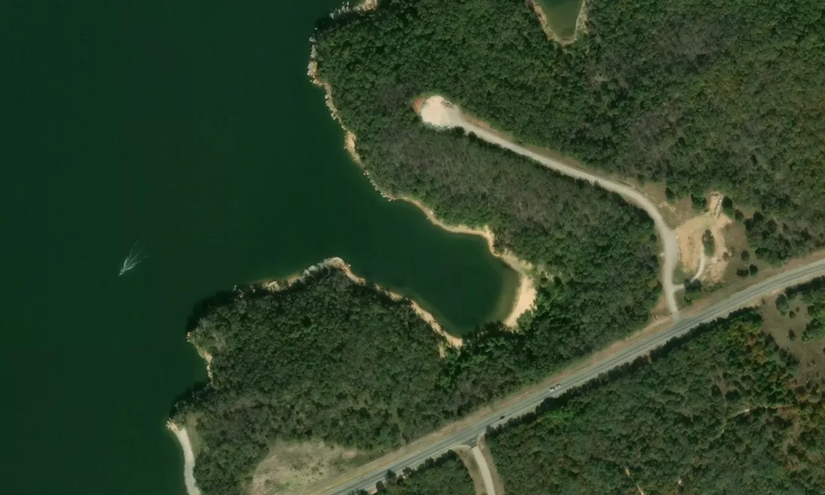Satelite image of Small Dam Cove