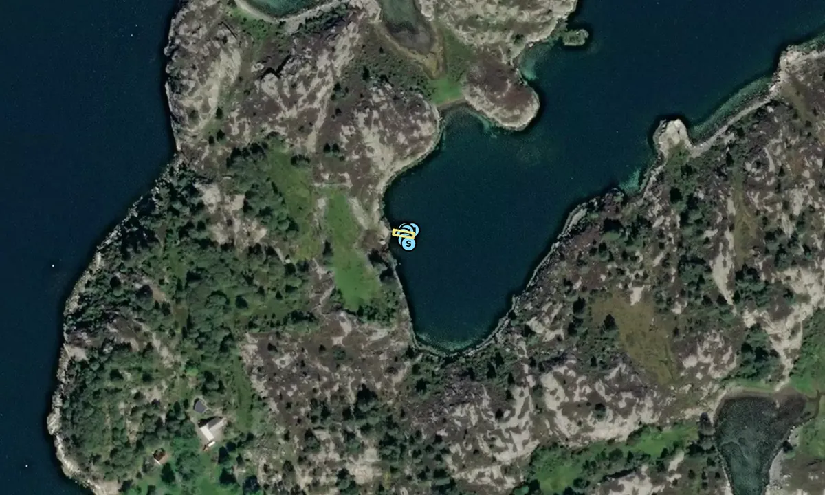 Satelite image of Smedaholmen Nord