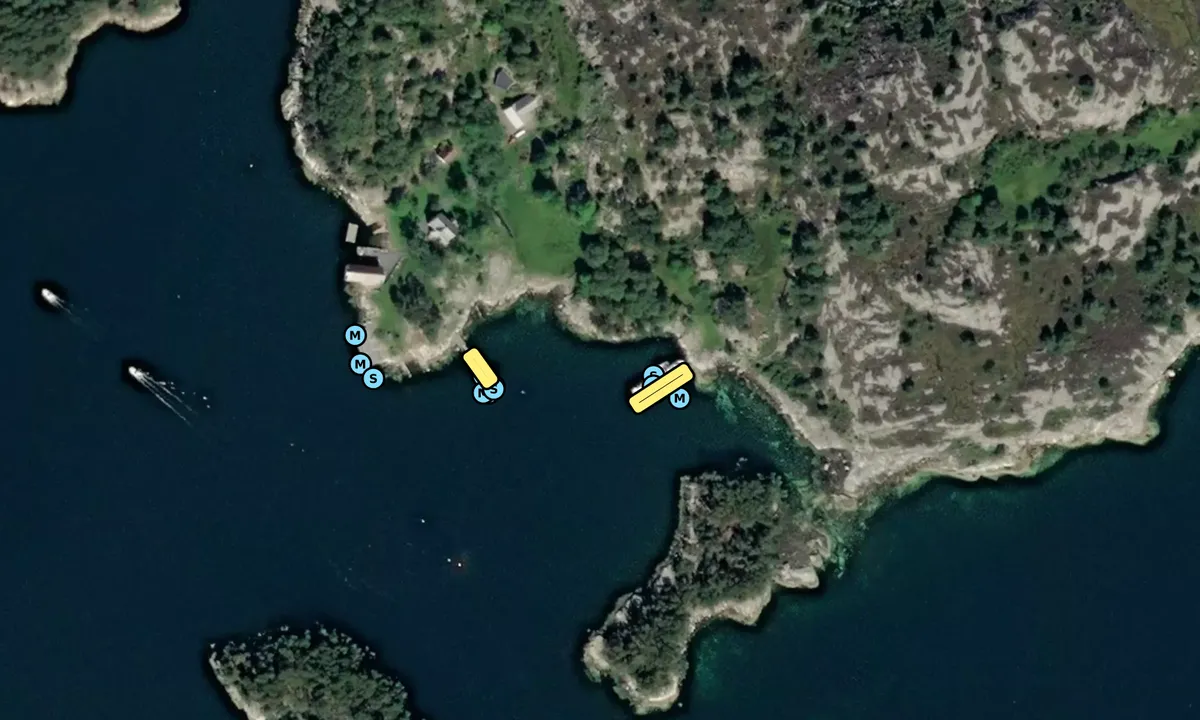 Satelite image of Smedaholmen Syd