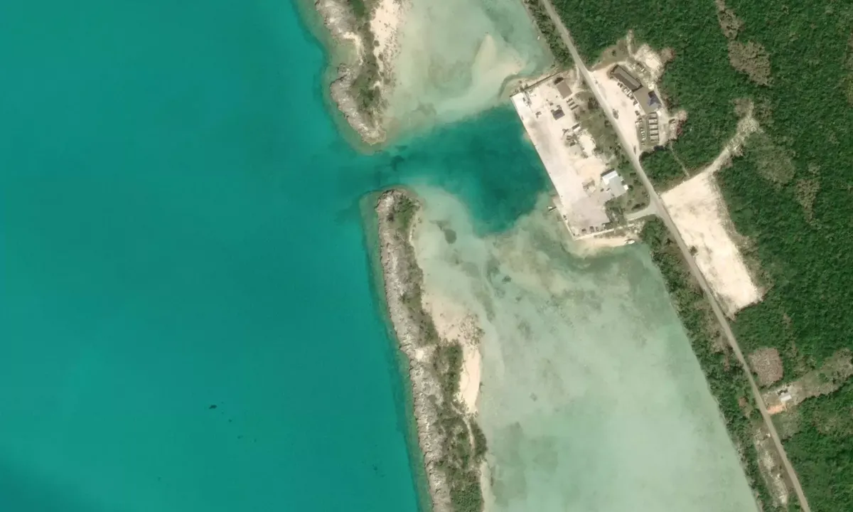 Satelite image of Smith Bay Harbor