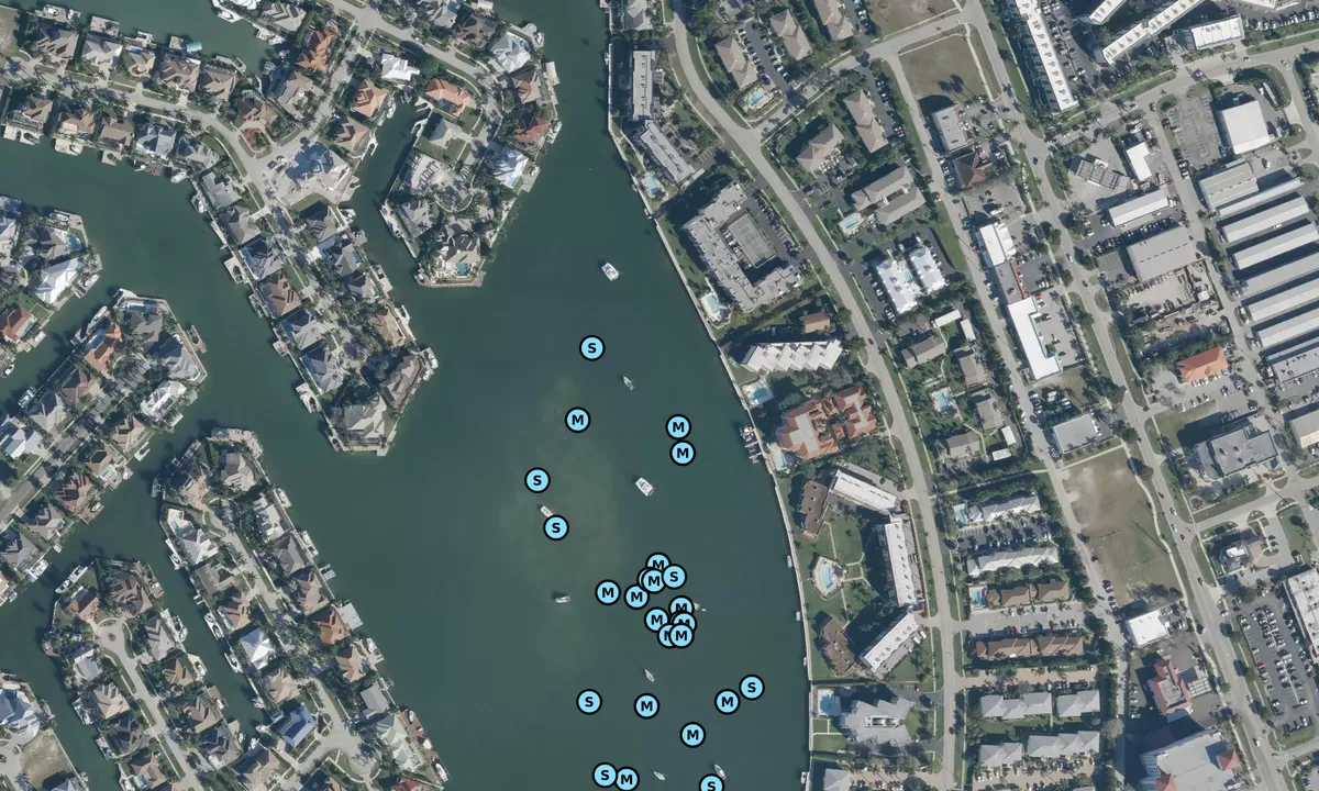 Satelite image of Smokehouse Bay - 1