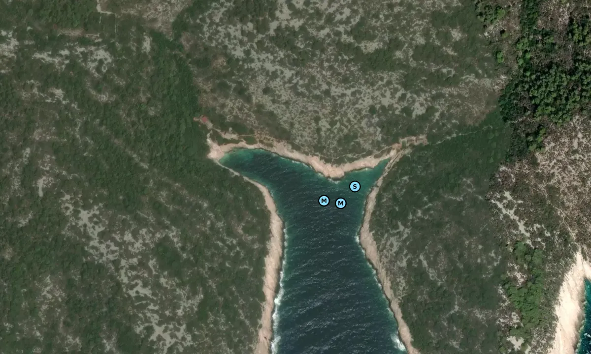 Satelite image of Smričevica