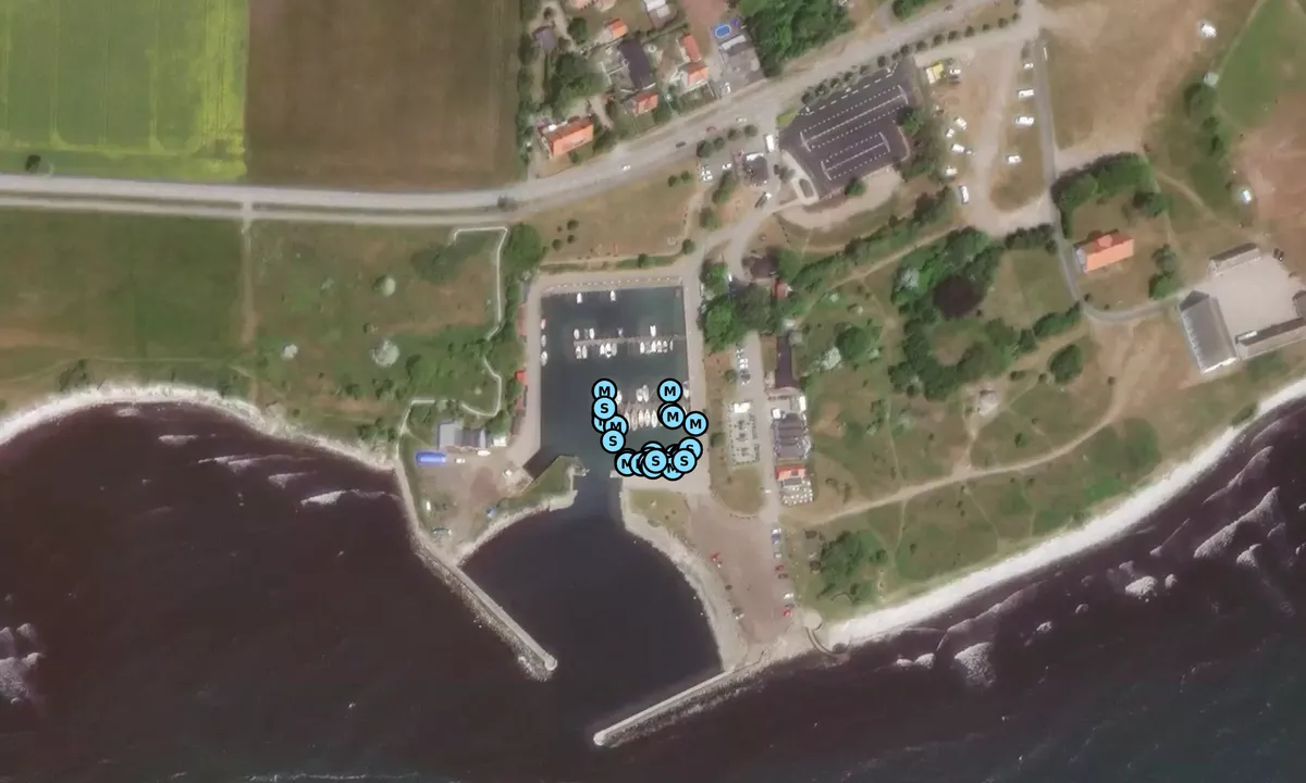 Satelite image of Smygehamn