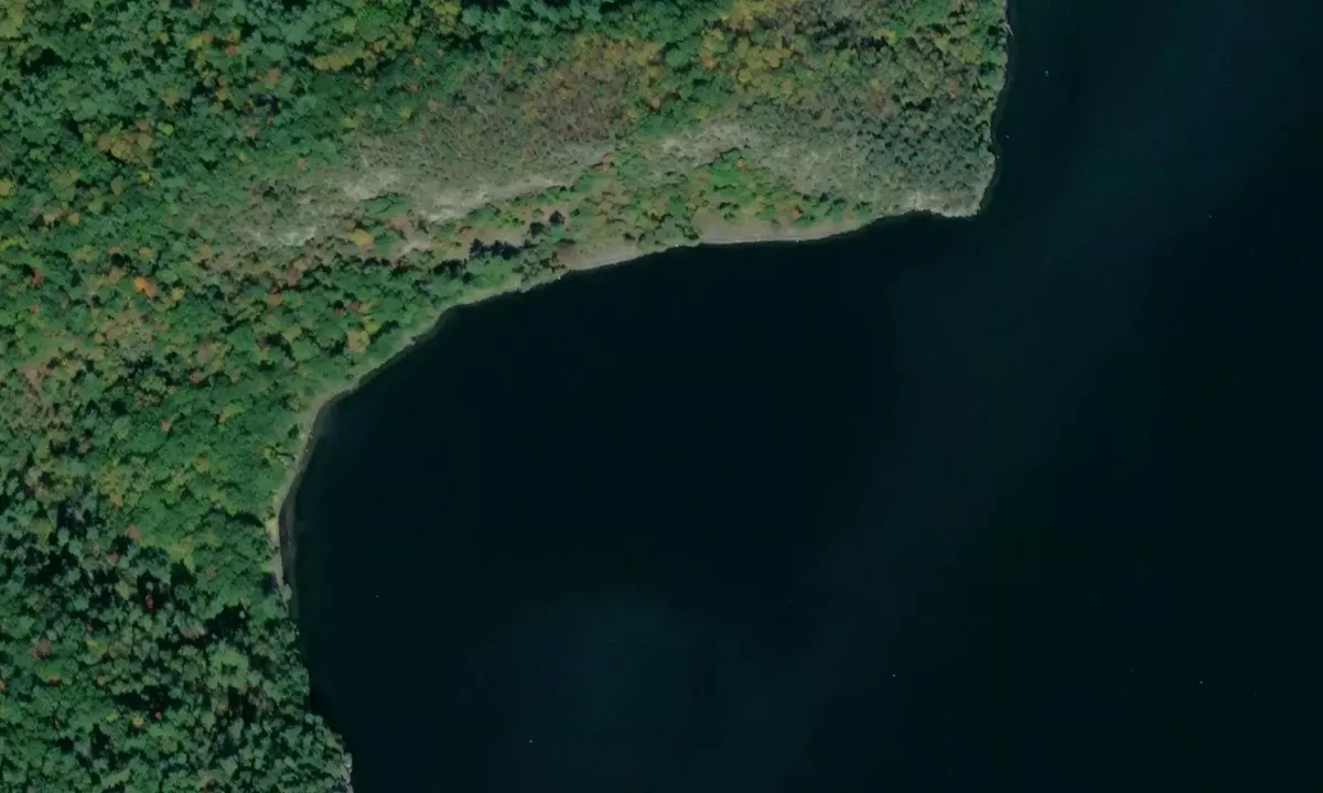 Satelite image of Snake Den Harbor