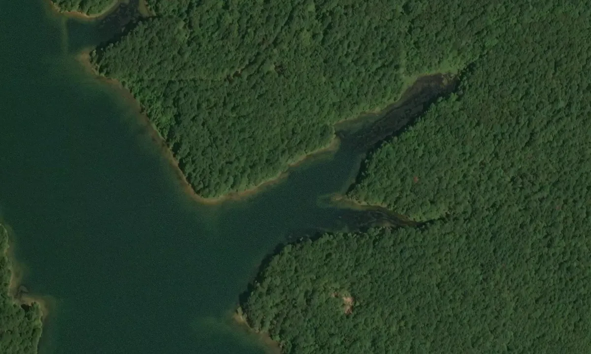 Satelite image of Snapped Pine Cove