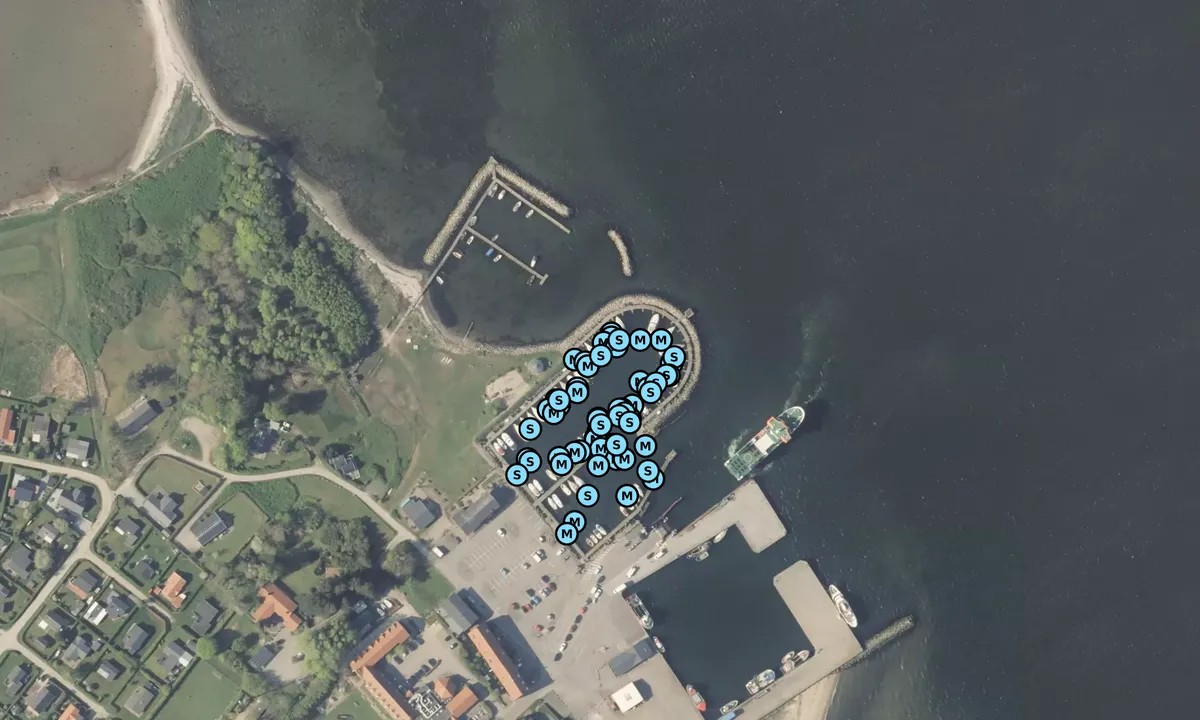 Satelite image of Snaptun lystbådehavn a.m.b.a