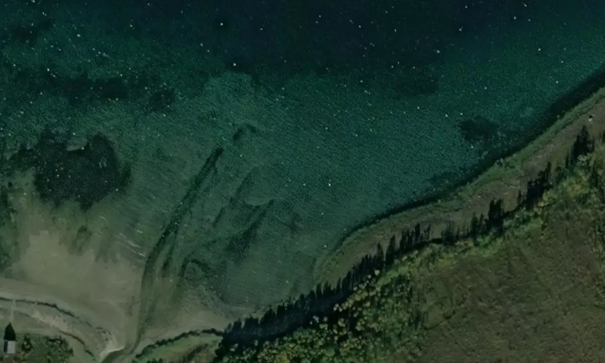 Satelite image of Snarbybukta