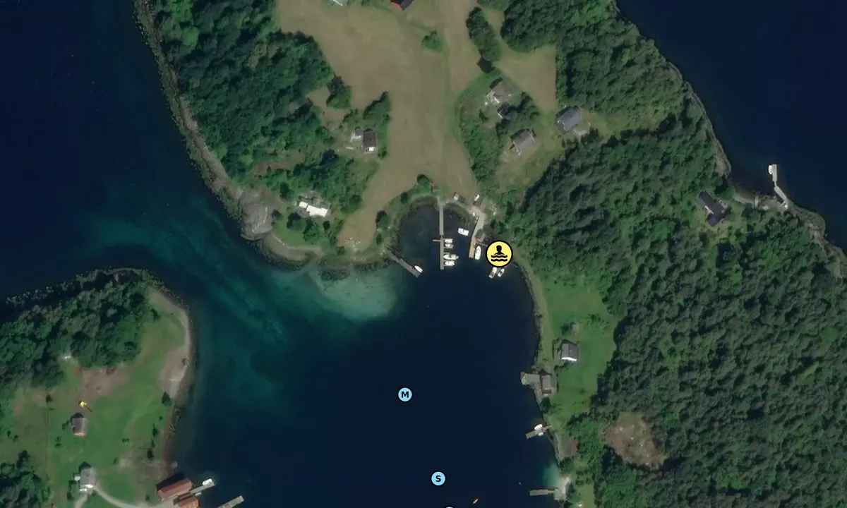 Satelite image of Snilstveitøy - Rosendal