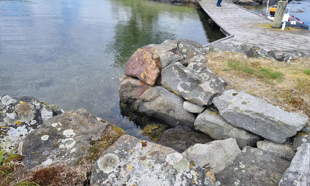 Snilstveitøy - Rosendal: Badeplass