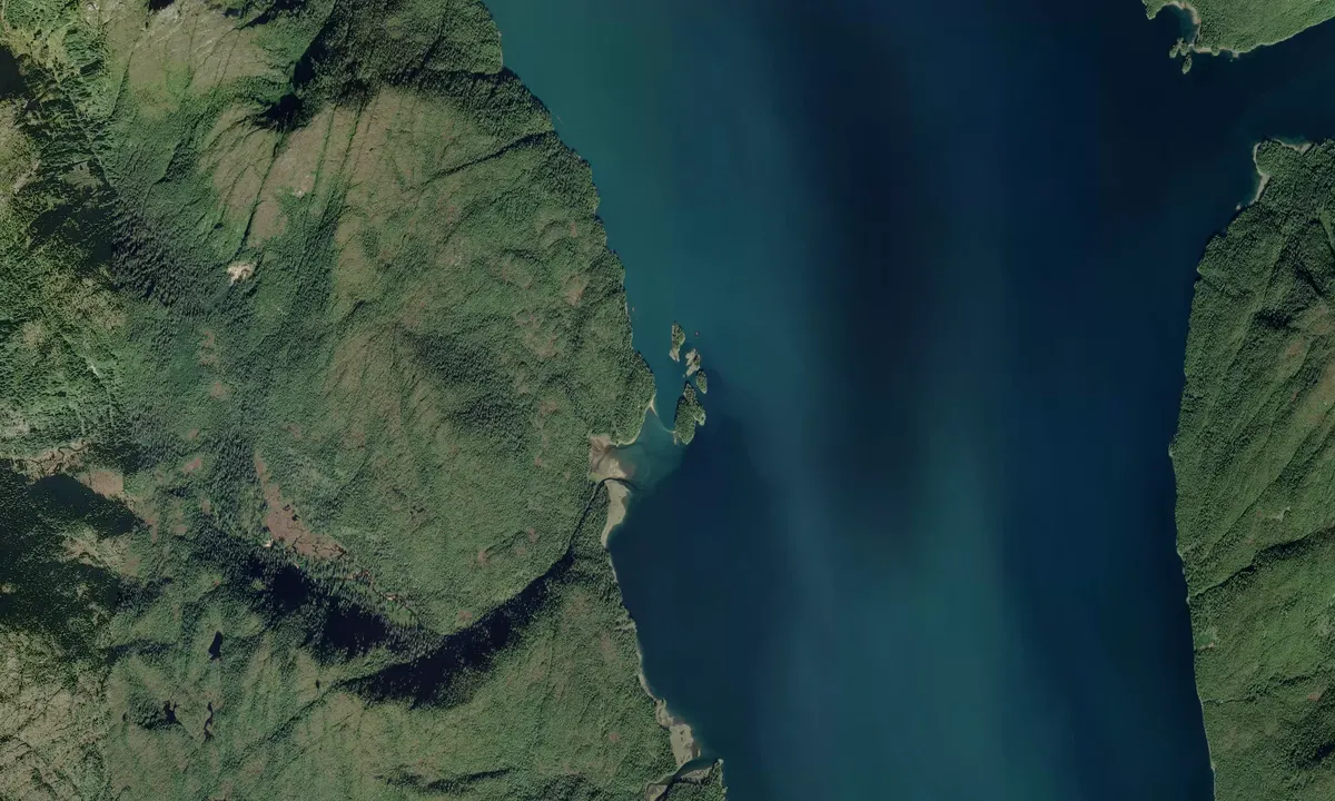 Flyfoto av Snip Islands
