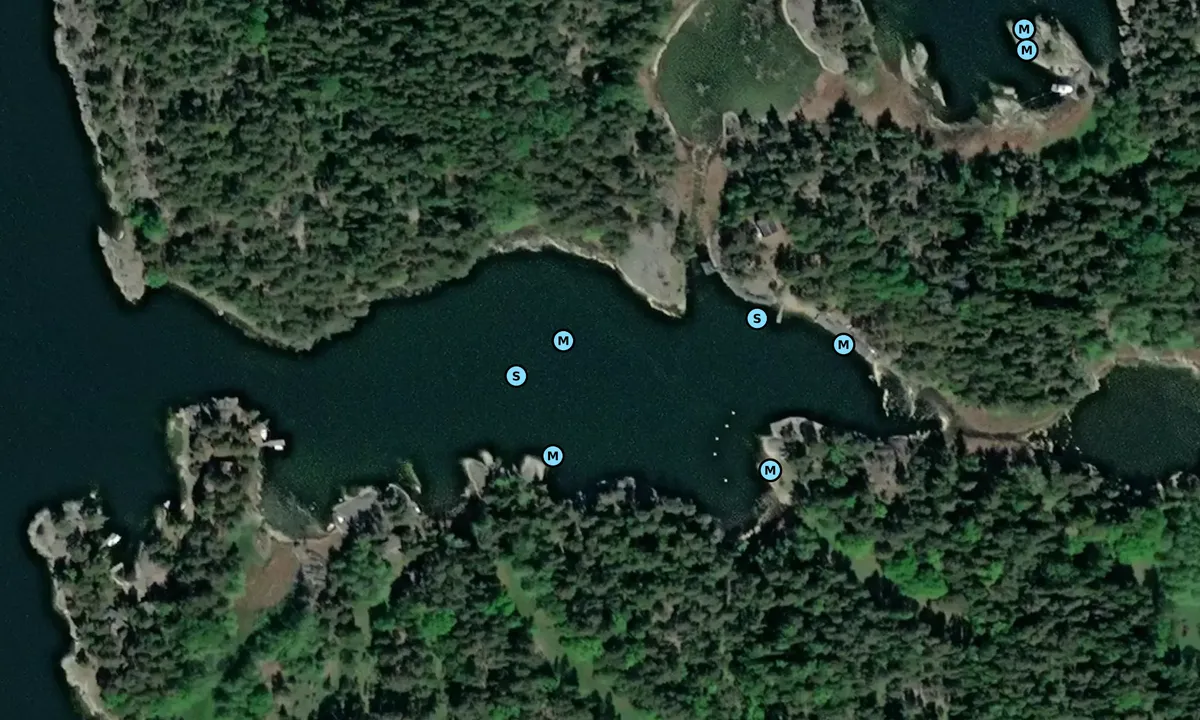 Satelite image of Snörum - Björkholmen