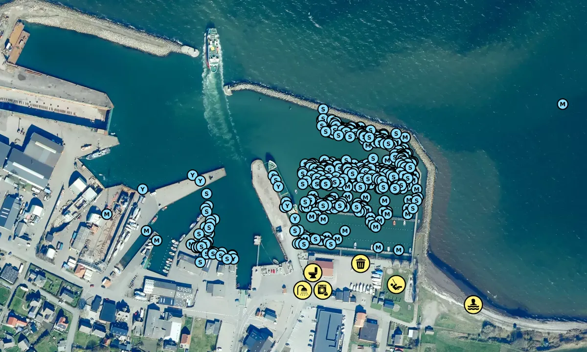 Satelite image of Søby Havn (Ærø)