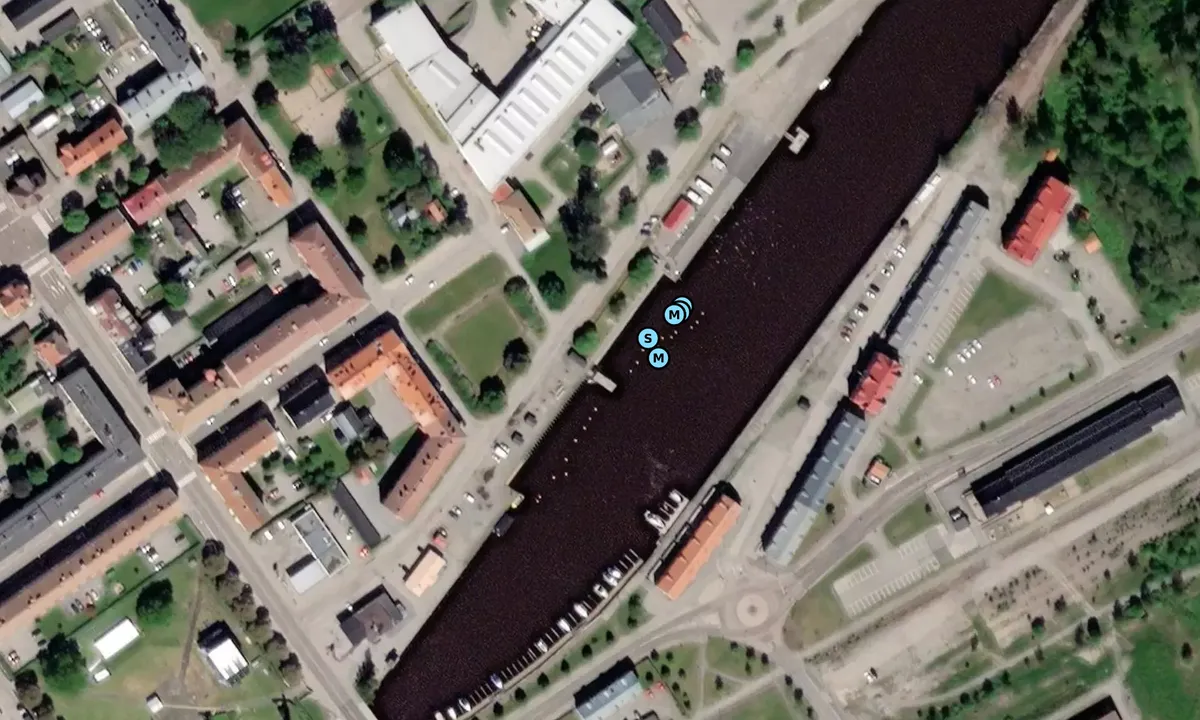 Satelite image of Söderhamn