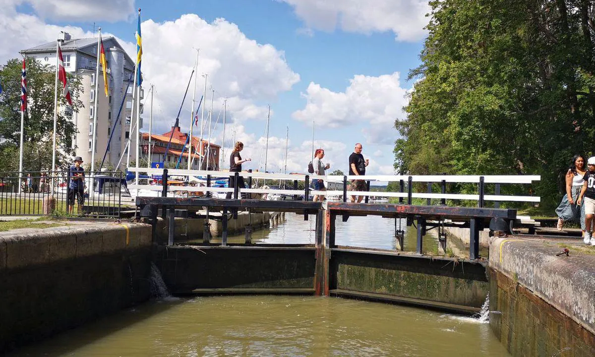 Söderköping - Kanalhamnen: Schleuse