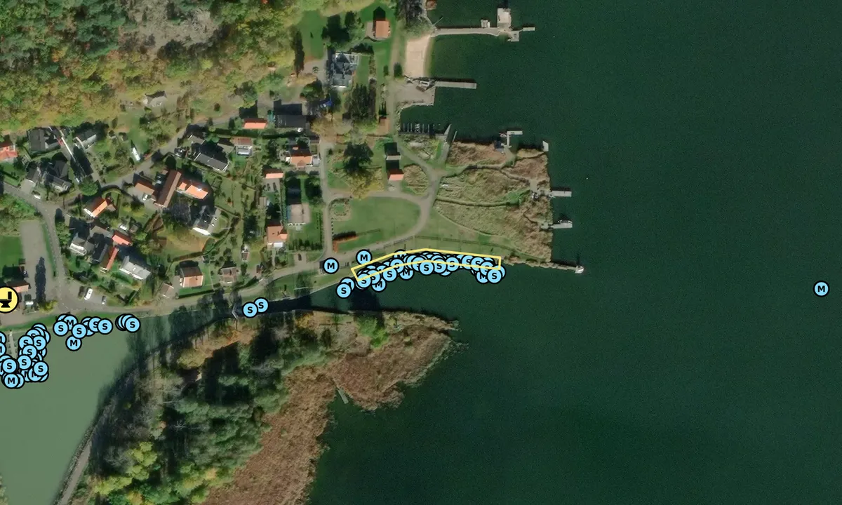 Satelite image of Söderköping - Storån