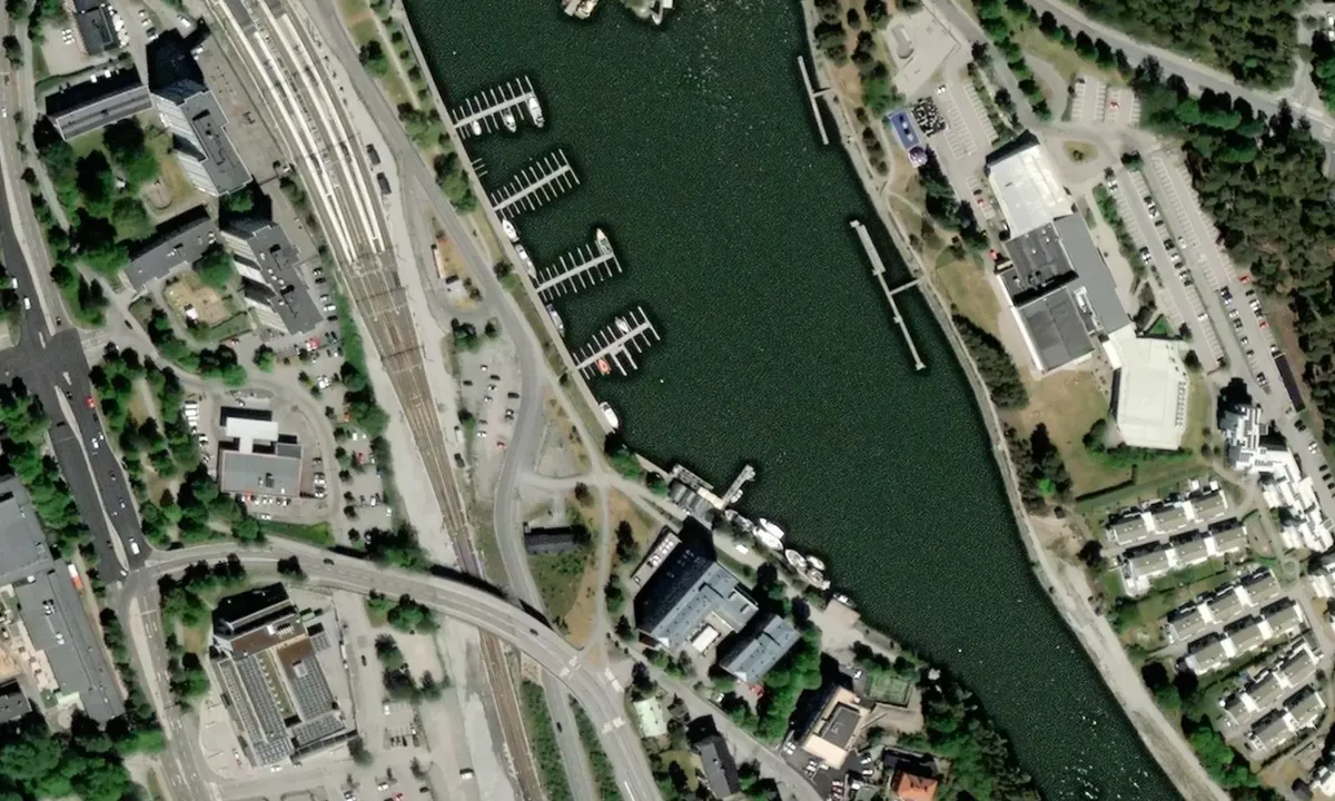 Flyfoto av Södertälje