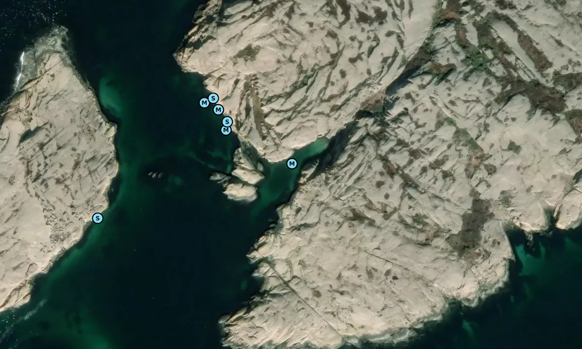 Satelite image of Södra Usholmen SV - Stora Testholmen