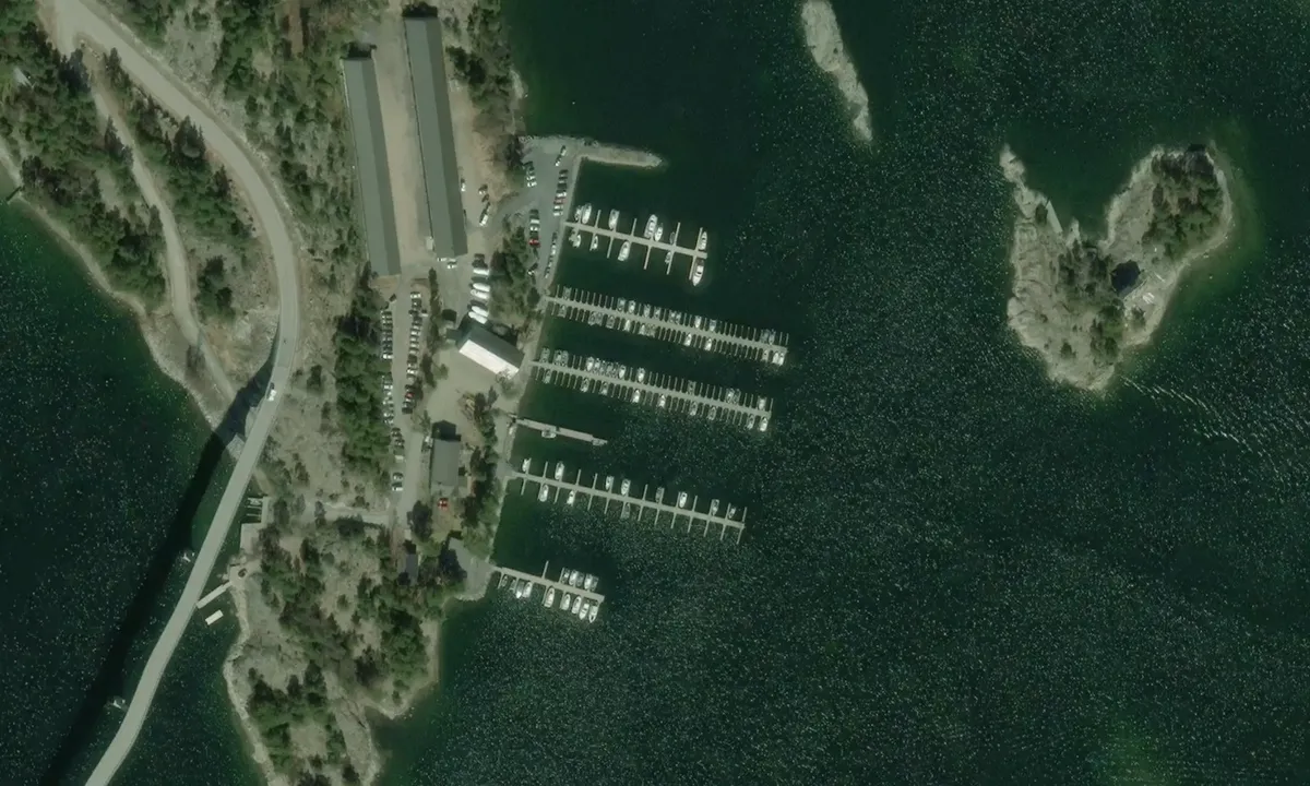 Flyfoto av Söljeholmen Marina