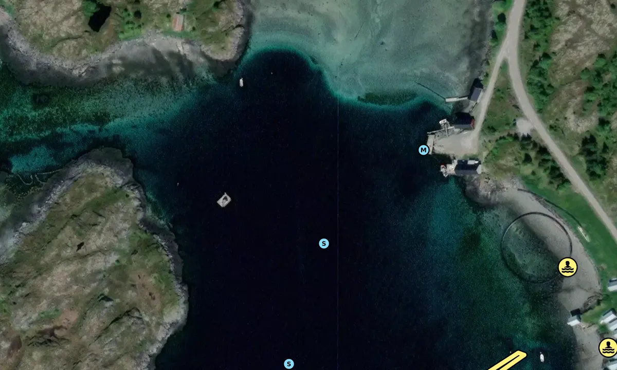 Satelite image of Solsemvågen - Leka