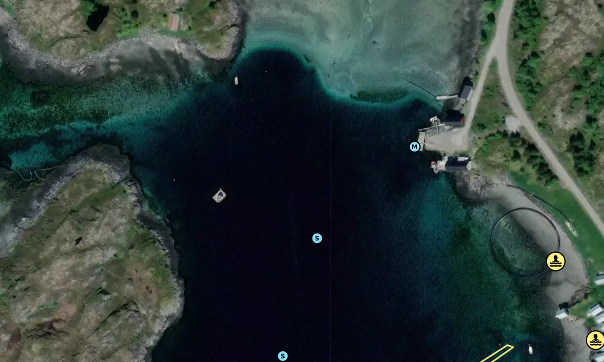 Satelite image of Solsemvågen - Leka