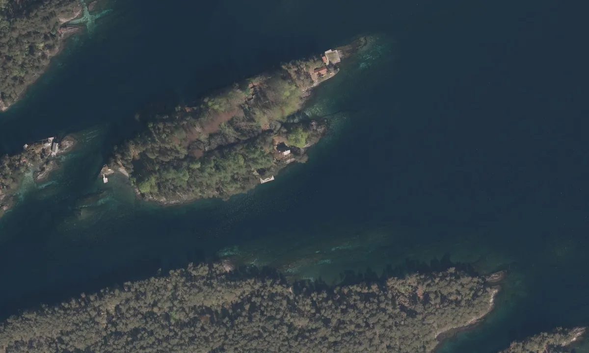 Flyfoto av Solstråle øya