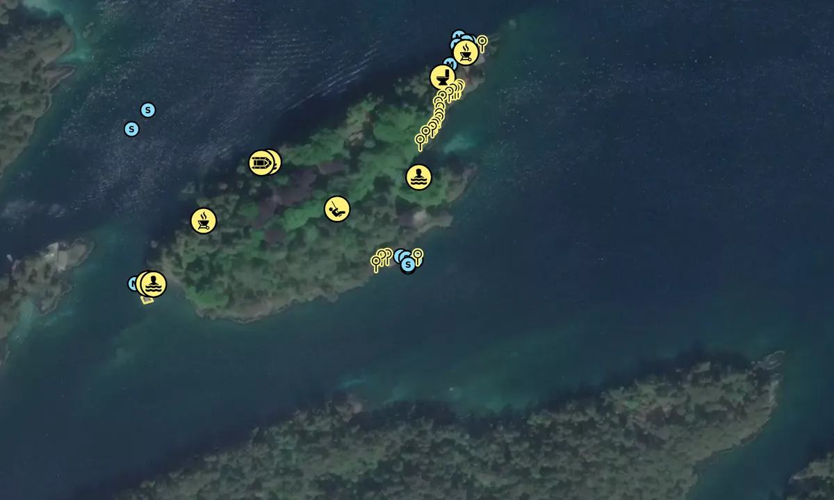 Satelite image of Solstråleøya - Syd Øst