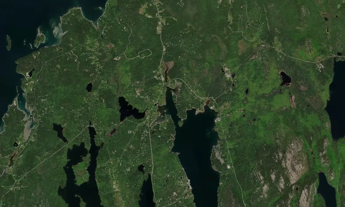 Flyfoto av Somesville