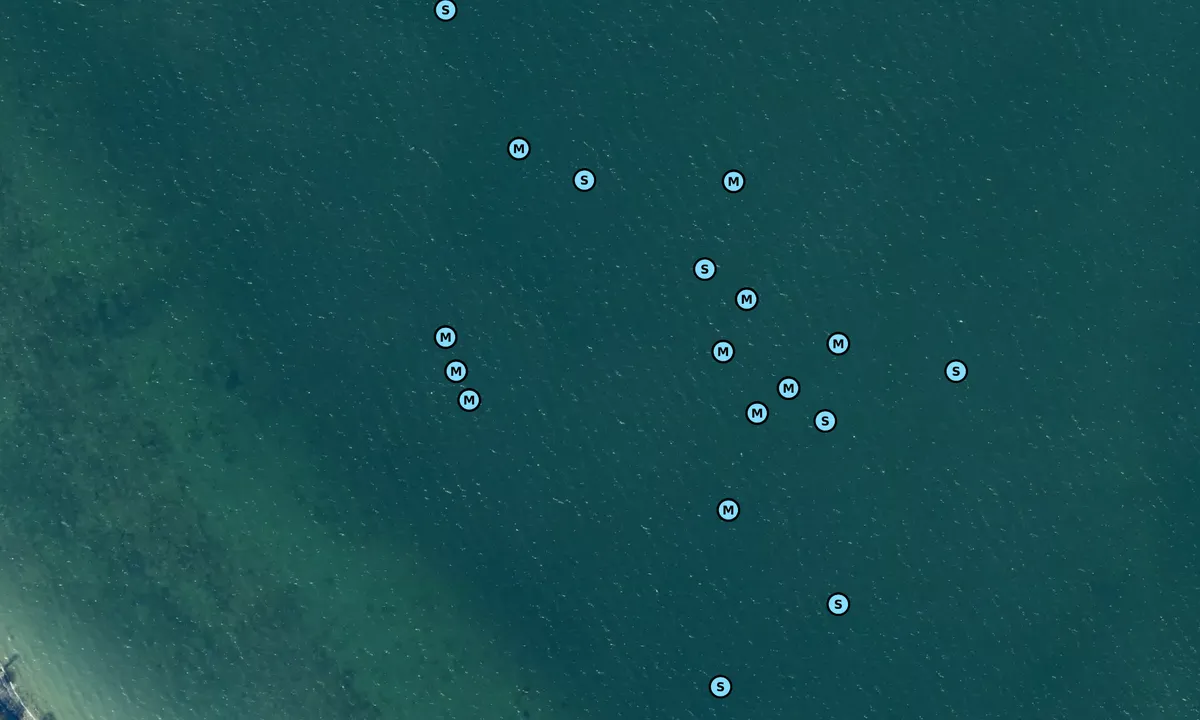 Satelite image of sommerlyst Ærø bouy