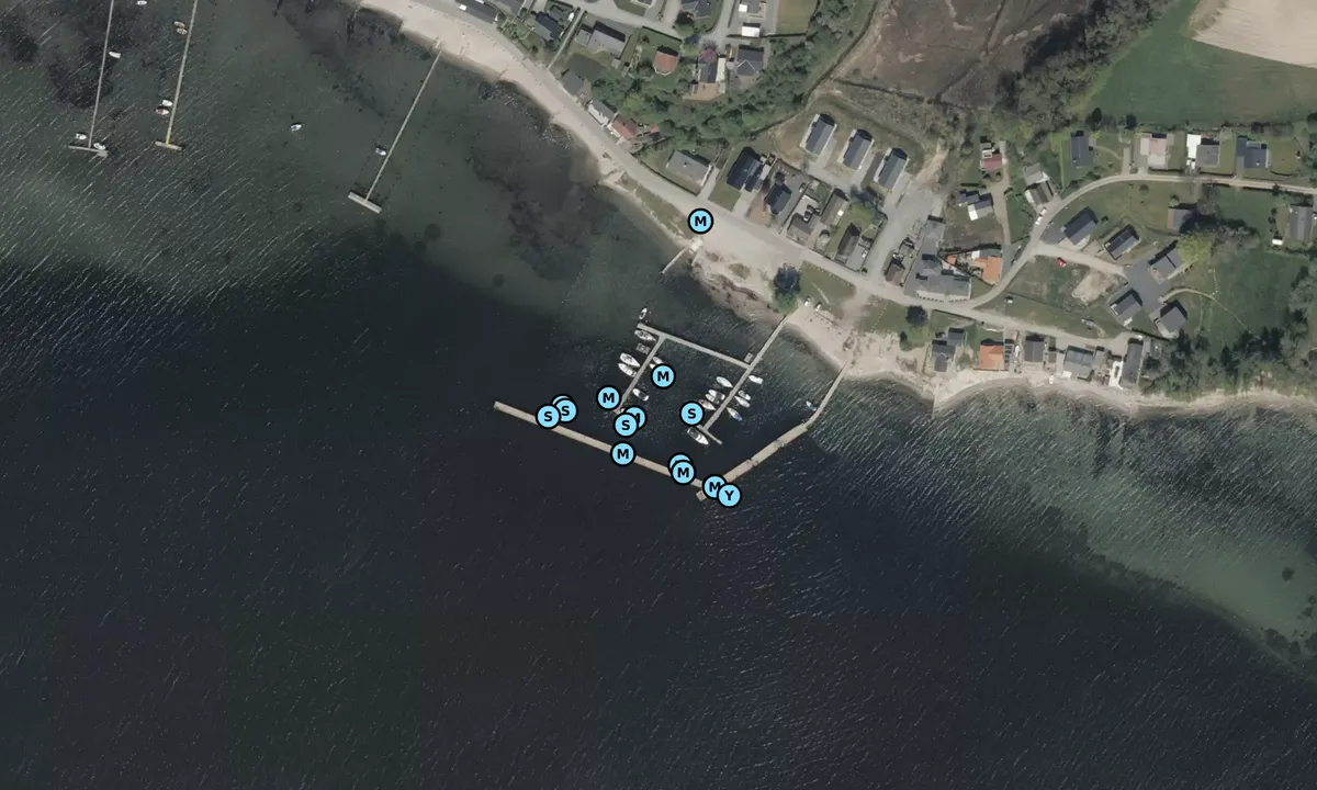 Satelite image of Sønderballe Baadelaug
