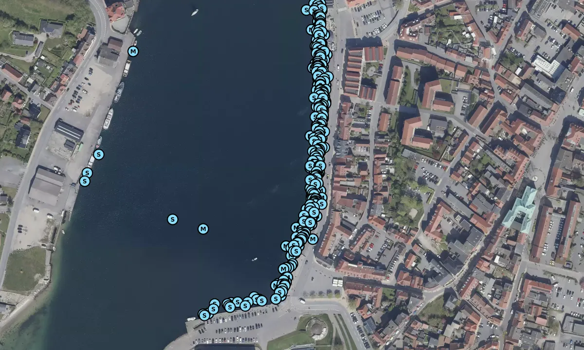 Satelite image of Sønderborg