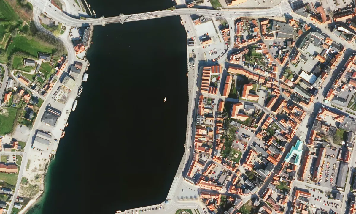 Flyfoto av Sønderborg