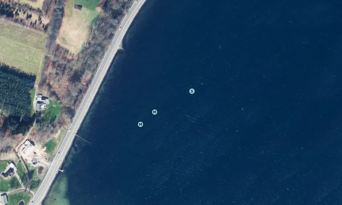 Satelite image of Sønderhav - Kohage bouy