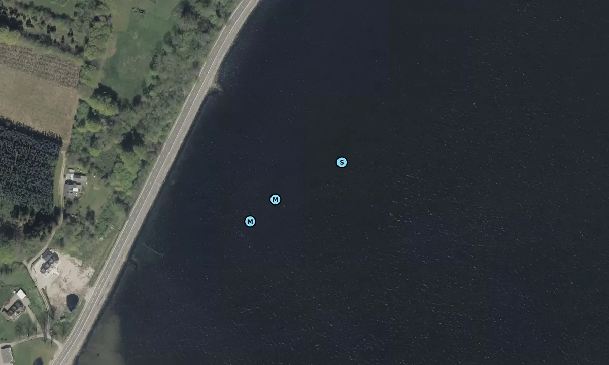 Satelite image of Sønderhav - Kohage bouy