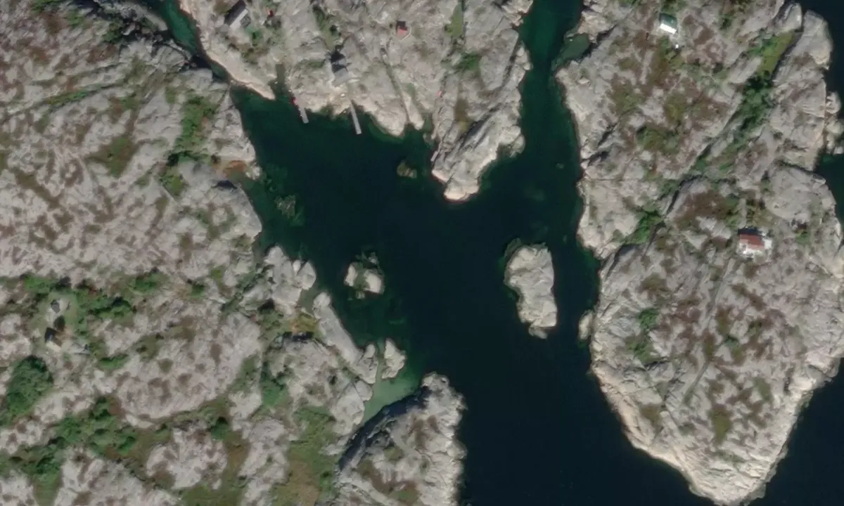 Satelite image of Søndre Lauer