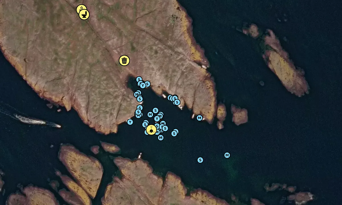 Satelite image of Søndre Missingene