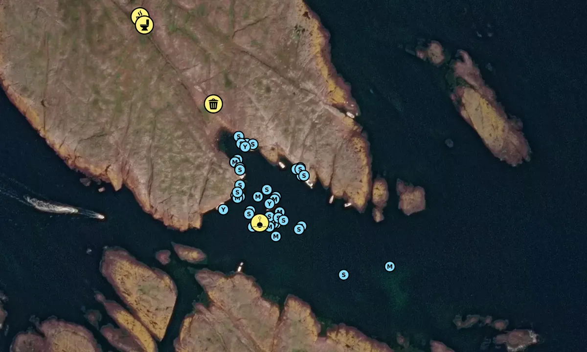 Satelite image of Søndre Missingene