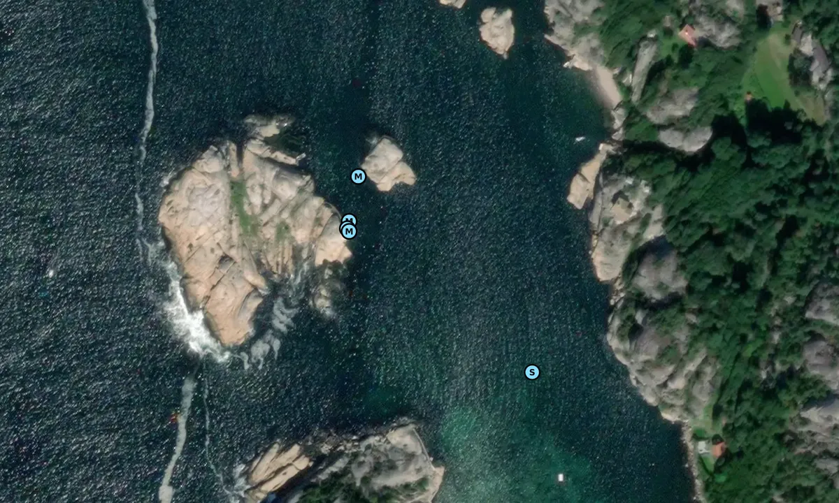 Satelite image of Sør i Ommane - Ølbergholmen