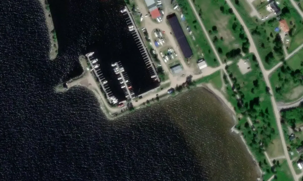 Satelite image of Söråker