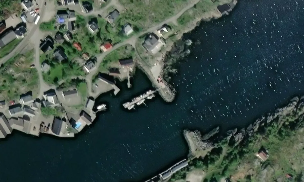 Flyfoto av Sørvågen - Moskenes