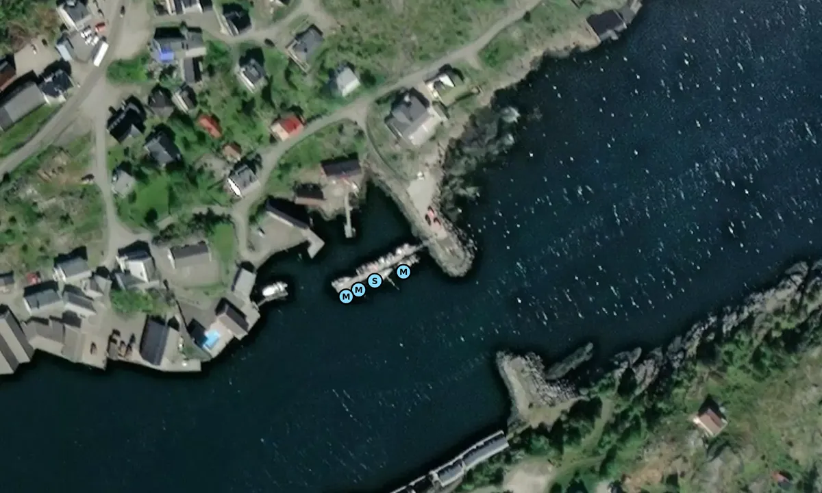 Satelite image of Sørvågen - Moskenes