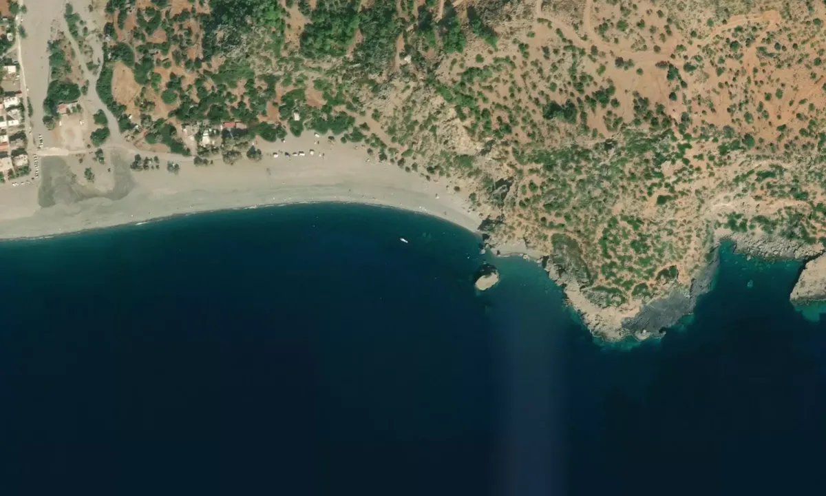Flyfoto av Sougia