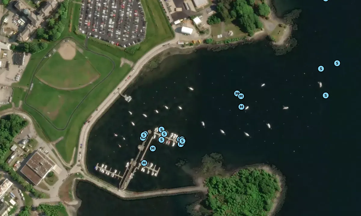 Satelite image of Sound Basin Marina