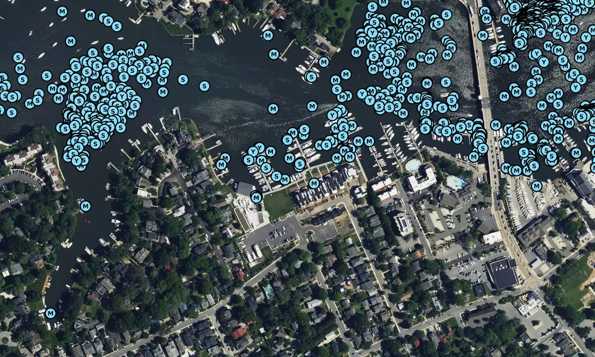 Satelite image of South Annapolis Yacht Centre
