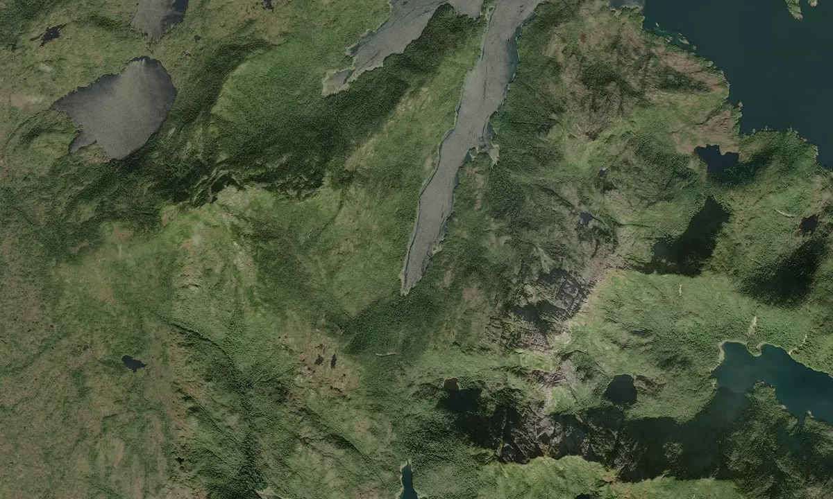 Flyfoto av South Arm - Alaska