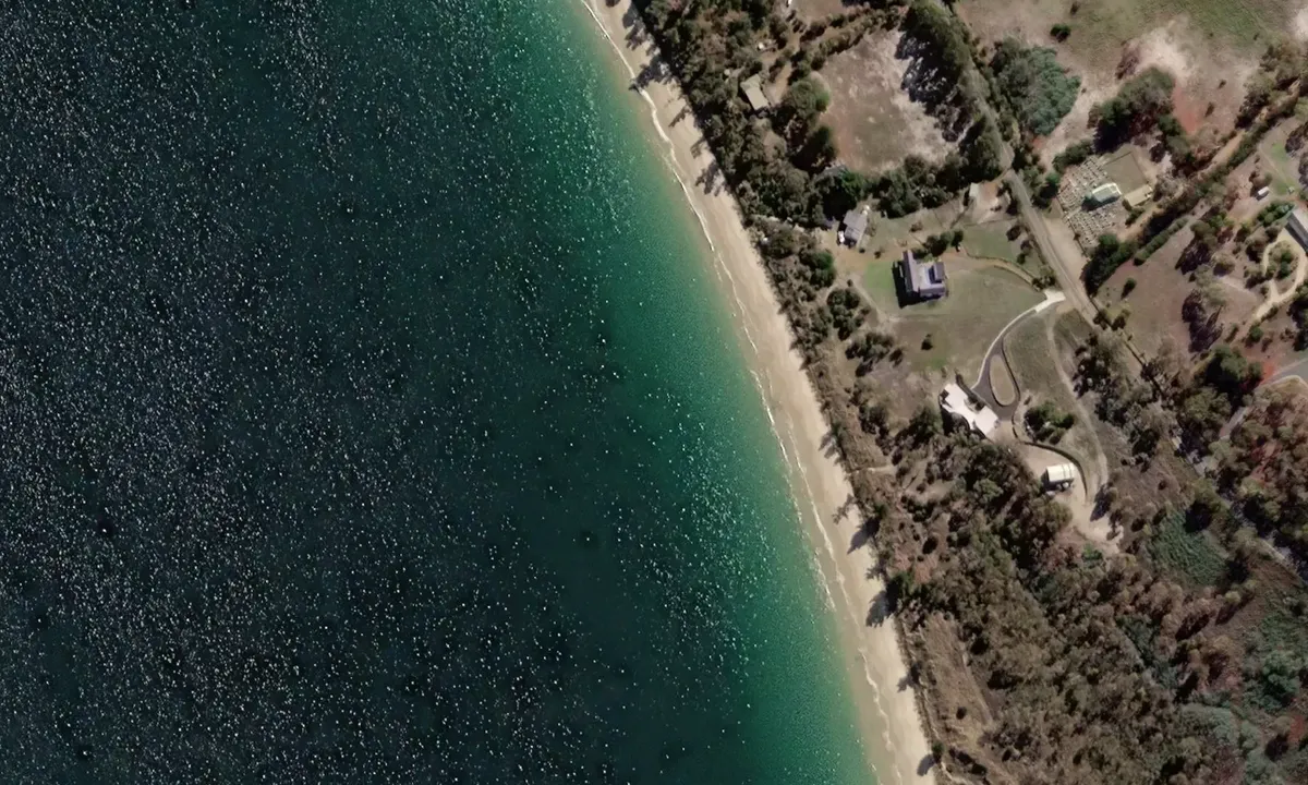 Satelite image of South Arm Tasmania